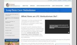 
							         What Does an LTC Ombudsman Do? | HHS								  
							    