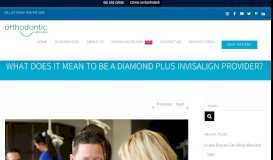 
							         what does it mean to be a diamond plus invisalign provider?								  
							    