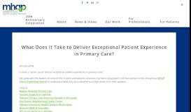 
							         What Does It Take to Deliver Exceptional Patient Experience in ...								  
							    