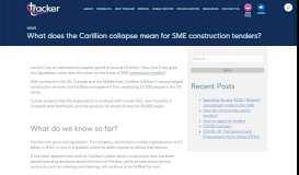 
							         What does the Carillion collapse mean for SME construction tenders?								  
							    