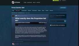 
							         What exactly does the Propulsion Gel do? :: Portal Stories: Mel ...								  
							    