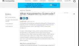 
							         What Happened to Scottrade? - Investopedia								  
							    
