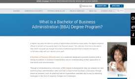 
							         What is a BBA Degree? - American Intercontinental University								  
							    