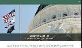 
							         What is a CFLS? | Law Offices of Tess Reutzel								  
							    