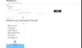 
							         What is a Customer Portal? (with picture) - wiseGEEK								  
							    