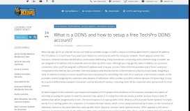 
							         What is a DDNS and how to setup a free TechPro DDNS ...								  
							    