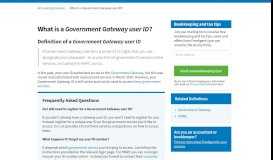 
							         What is a Government Gateway user ID? - FreeAgent								  
							    