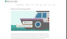 
							         What is a learning portal? - Sprout Labs								  
							    