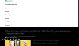 
							         What Is a Payment Gateway? 5 Best Payment Gateways Compared ...								  
							    