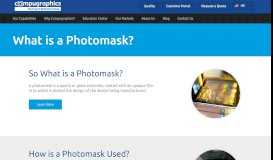 
							         What is a Photomask? Find out from the experts at CGI - Compugraphics								  
							    
