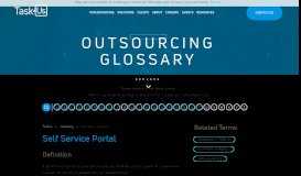 
							         What is a Self Service Portal? | Outsourcing Definitions - TaskUs								  
							    