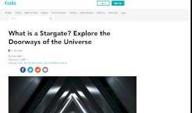
							         What is a Stargate? | Gaia								  
							    