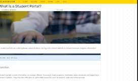 
							         What Is a Student Portal? | Synonym								  
							    