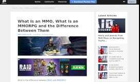 
							         What Is an MMO, What Is an MMORPG and the Difference Between ...								  
							    