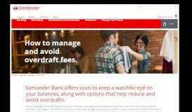 
							         What is an Overdraft Fee? | Santander Bank								  
							    