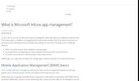 
							         What is app management in Microsoft Intune? | Microsoft Docs								  
							    