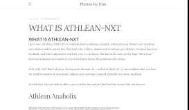 
							         WHAT IS ATHLEAN-NXT - Photos by Kim								  
							    