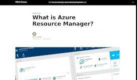 
							         What is Azure Resource Manager? - Mitch Denny								  
							    