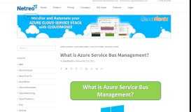 
							         What is Azure Service Bus Management? - CloudMonix								  
							    