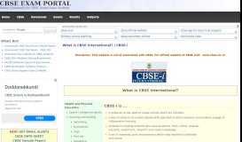 
							         What is CBSE International? | CBSE-i | CBSE PORTAL : CBSE, ICSE ...								  
							    