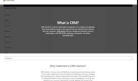 
							         What is CRM?| Microsoft Dynamics 365								  
							    