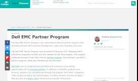 
							         What is Dell EMC Partner Program ? - Definition from WhatIs.com								  
							    