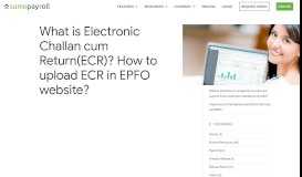 
							         What is Electronic Challan cum Return(ECR)? How to upload ECR in ...								  
							    