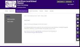 
							         What is EMIS? - East Knox Local School District								  
							    