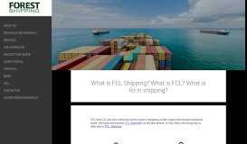 
							         What is FCL Shipping? What is FCL? What is fcl in shipping? - Forest ...								  
							    