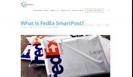 
							         What Is FedEx SmartPost? A Quick Guide to Potential Savings ...								  
							    