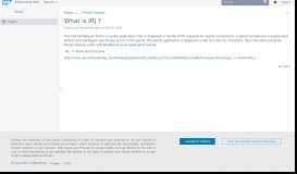 
							         What is IRJ ? - Portal - SCN Wiki - SAP								  
							    