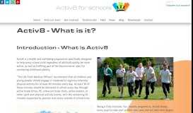 
							         What is it - Activ8								  
							    