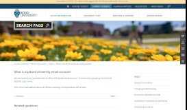 
							         What is my Bond University email account? | Bond University								  
							    