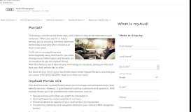 
							         What is myAudi Portal? | Audi Wilmington DE								  
							    