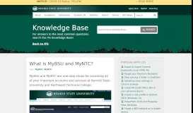 
							         What is MyBSU and MyNTC? - Bemidji State University								  
							    