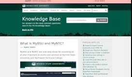 
							         What is MyBSU and MyNTC? | Information Technology Services ...								  
							    
