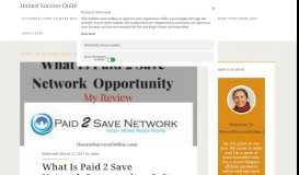 
							         What Is Paid 2 Save Network Opportunity – Is It Legit Or A Scam ...								  
							    