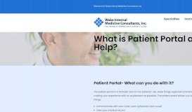 
							         What is Patient Portal and How can it Help? - Wake Internal Medicine								  
							    