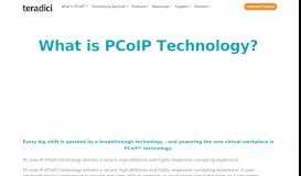 
							         What is PCoIP - Teradici								  
							    
