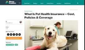 
							         What Is Pet Health Insurance - Cost, Policies & Coverage								  
							    