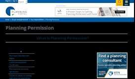 
							         What is Planning Permission? - Planning Portal								  
							    