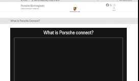 
							         What is Porsche Connect - Porsche Birmingham								  
							    