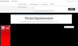 
							         What Is Portal Hypertension? Symptoms, Treatment, Causes								  
							    