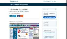 
							         What is Portal Software? - Capterra Blog								  
							    