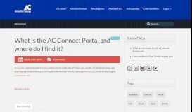 
							         What is the AC Connect Portal and where do ... - Amarillo College FAQ's								  
							    