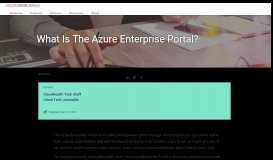 
							         What Is The Azure Enterprise Portal? | CloudHealth by VMware								  
							    