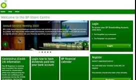 
							         What is the BP Share Centre?								  
							    