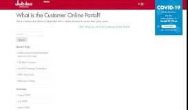 
							         What is the Customer Online Portal? - Jubilee Insurance Company of ...								  
							    