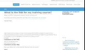 
							         What is the link for my training course? - HL Online Training								  
							    