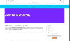 
							         What is the UCAT (UKCAT)? UCAT 2019 Test Information								  
							    